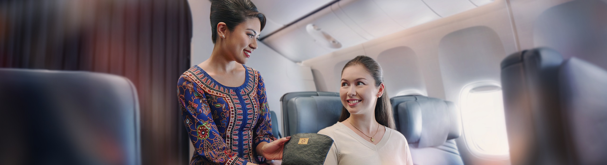Singapore Airlines Economy Class amenities and privileges