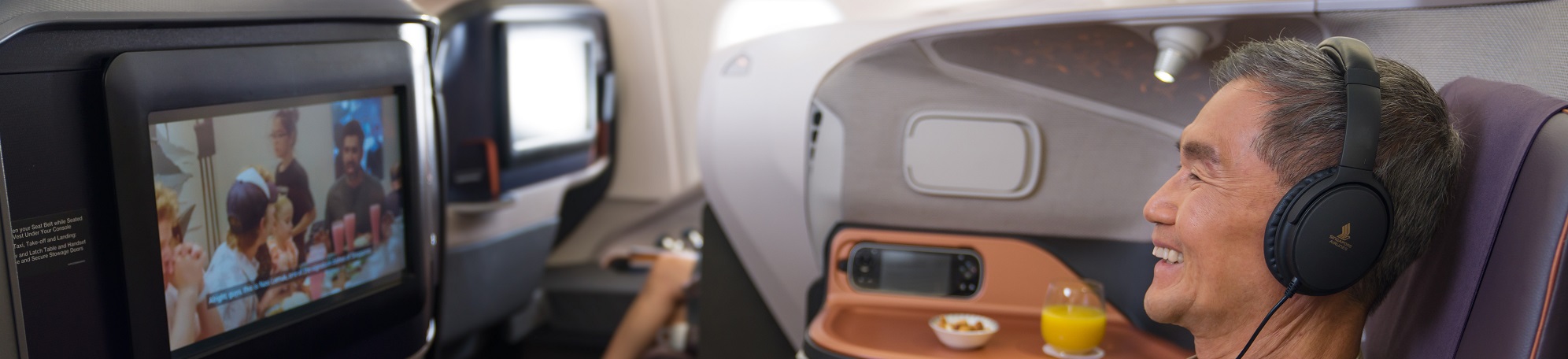 Business Class Inflight Entertainment