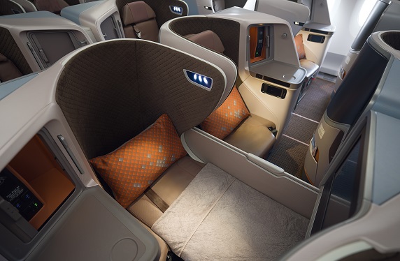 Singapore Airlines Business Class Seat That Gives You A Well Rested Trip