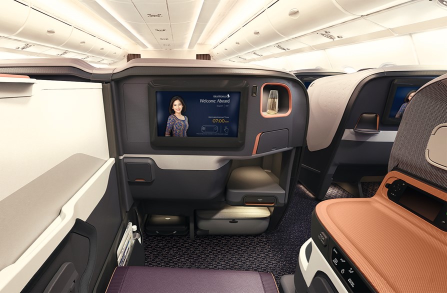 Business Class Cabin Seats Designed Everything within reach
