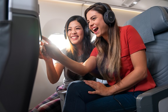 Singapore Airlines Premium Economy Class, KrisWorld inflight entertainment