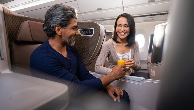 Regional Business Class – A350 and 787 amenities and privileges