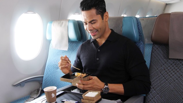 Economy Class meal selections for short-haul flights