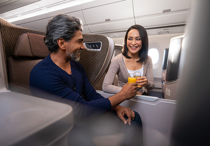 Singapore Airlines Business Class Cabin Design