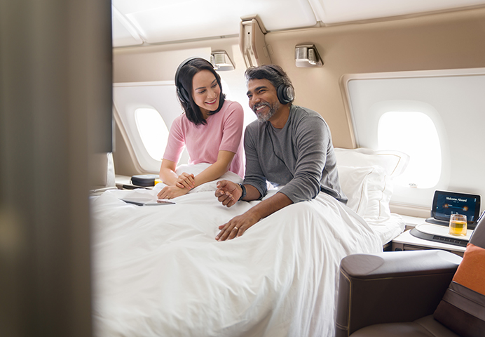 Singapore Airlines First Class Cabin Luxury