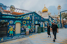 Kampong Gelam’s painted alleyway