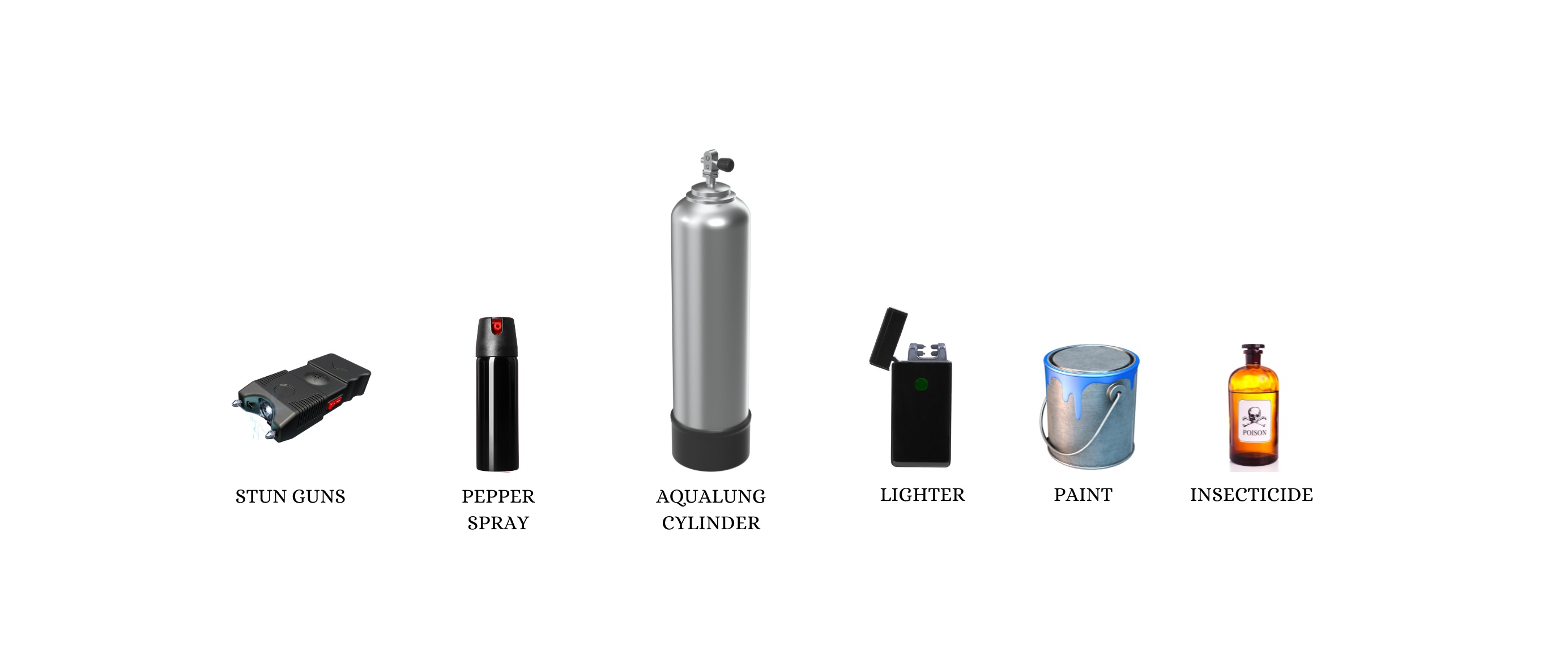 Singapore Airlines prohibited items for baggage restrictions