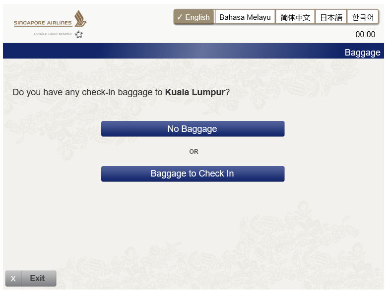 Baggage Check-in